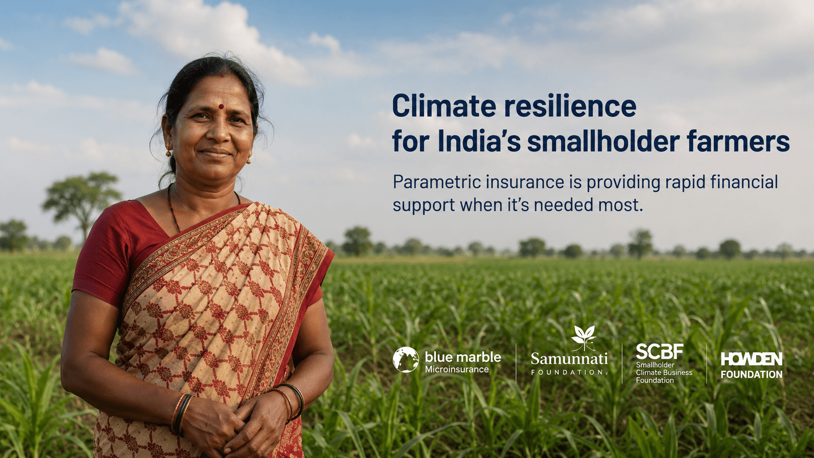 Shivkumari, a smallholder farmer in India, shares how parametric insurance supports climate resilience and protects farming livelihoods.
